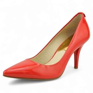 Michael Kors MK Flex Mid Pump - Watermelon Red Heels - Size 6M
